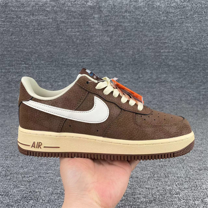 Men's Air Force 1 Low Brown Shoes Top 0312
